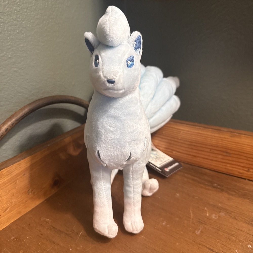 Pokémon Center Alolan Ninetales Poké Plush Standard 10–12"  w/ Tag Authentic NWT